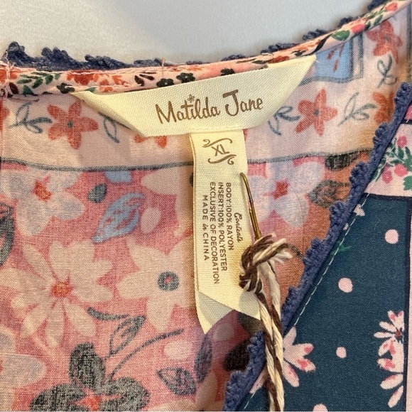 🔥 Matilda Jane NWT Boho Floral Maxi Dress XL - Picture 6 of 15